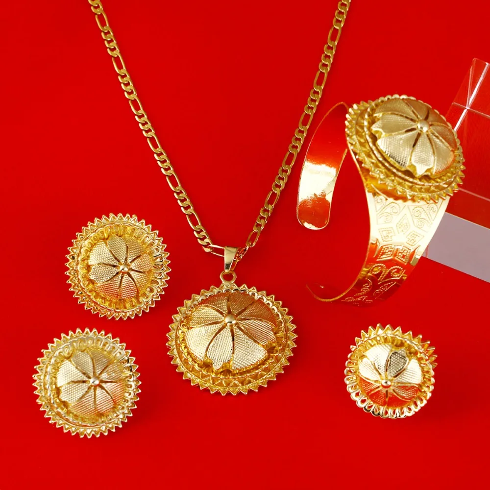 Традиционные фестивальные свадебные комплекты ювелирных изделий из Эфиопии