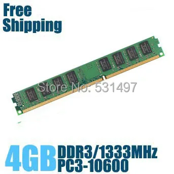 Фирменная Новинка герметичные DDR3 1600 мГц/1333 мГц/1066 мГц/PC3 10600 4 ГБ/2 ГБ/ 1 ГБ Desktop