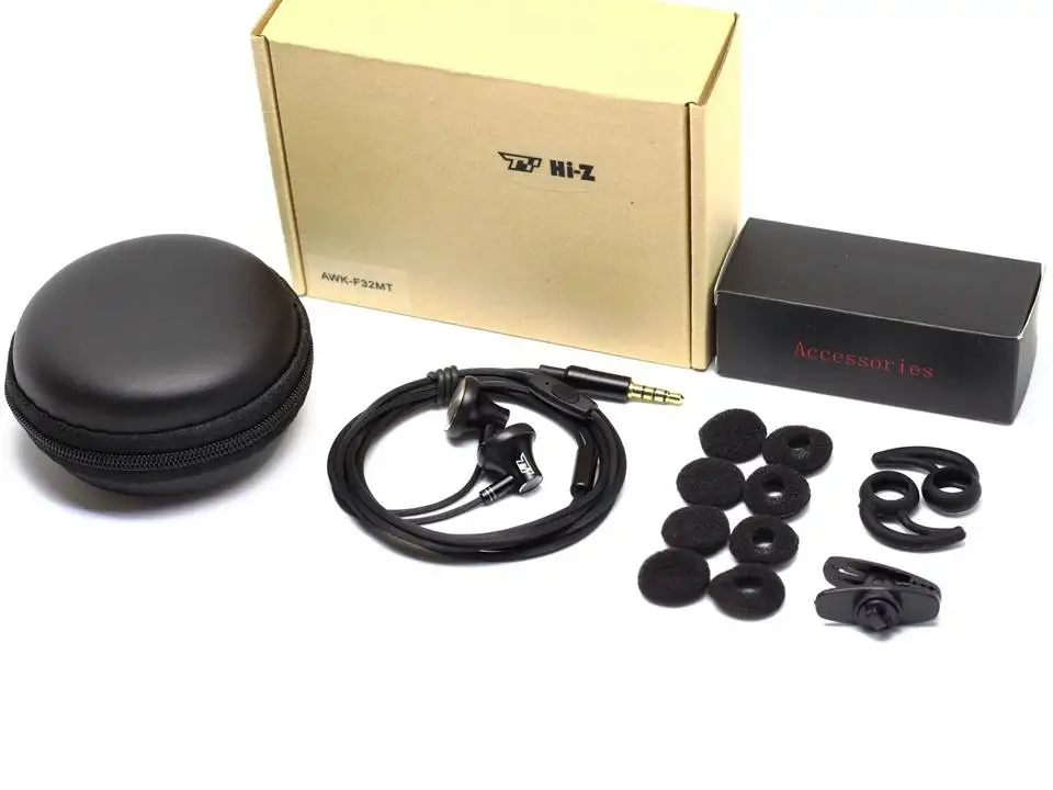Флагманская версия TY Hi-z F32MT 32 Ом высокоточные Hi-Fi наушники-вкладыши с микрофоном |
