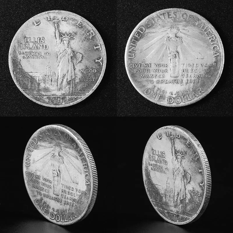 1906 статуя свободы США с факелом памятная монета | Дом и сад
