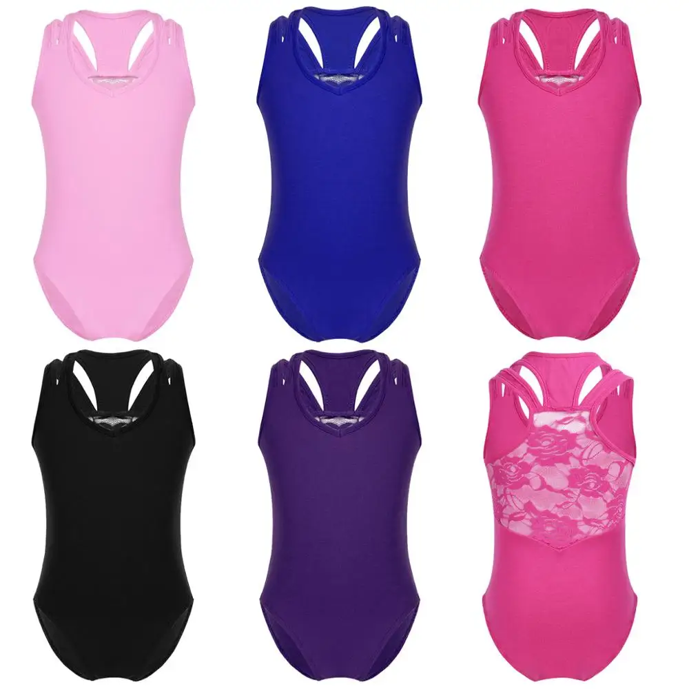 Girls Ballet Dress Kids Dance Wear Child Gymnastics Leotard Jumpsuit Bodysuit Ballerina Modern Stage Costume Gym Swimsuit | Тематическая