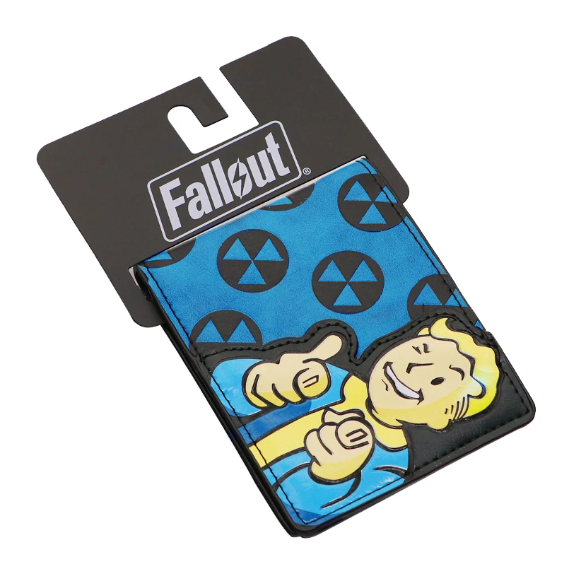Bethesda Fallout 4 хранилище мальчик аппликация с тиснением Би Фолд бумажник Мужская