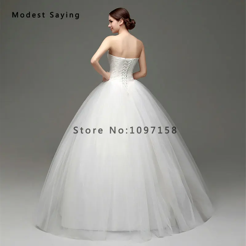 Классическое Белое Бальное Платье милое кружевное свадебное платье 2017