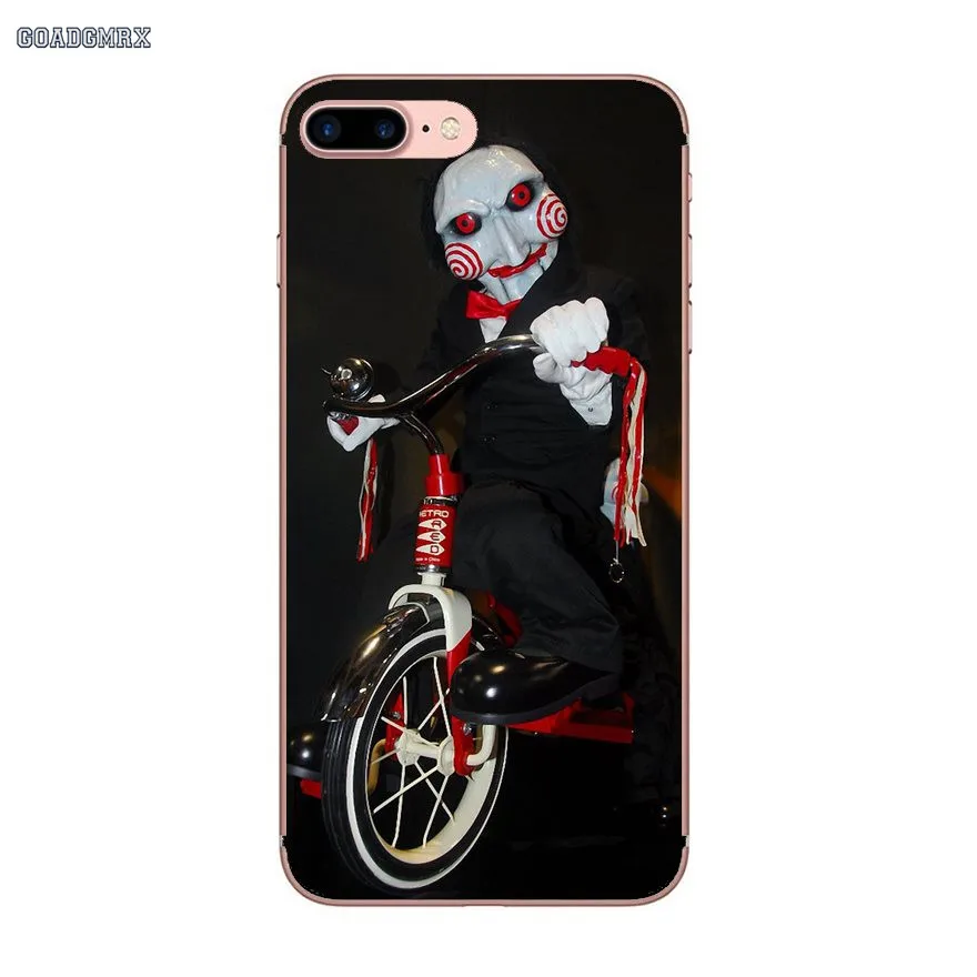 The Jigsaw Killer SAW Movie Soft Transparent Shell Covers For iPhone 6 6S 7 8 Plus X XS MAX XR 4 4S 5 5S SE 5C | Мобильные телефоны