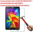 Защитная пленка для экрана из закаленного стекла для Samsung Galaxy Tab A6, A 7,0, 2016, Tab J Max, SM, T280, T285, T285Y, 7-дюймовая стеклянная пленка