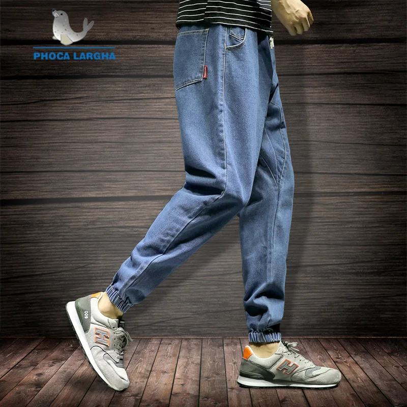 Джинсы шаровары мужские потертые спортивная одежда в стиле хип хоп джоггеры