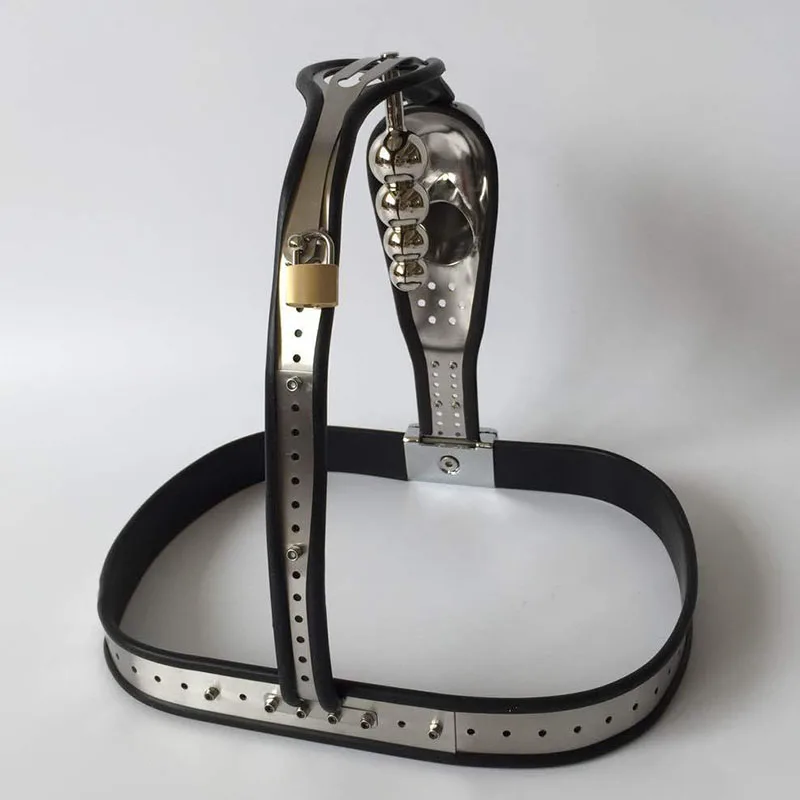 Металлический мужской Пояс верности с замком cb6000 стандартная Анальная пробка