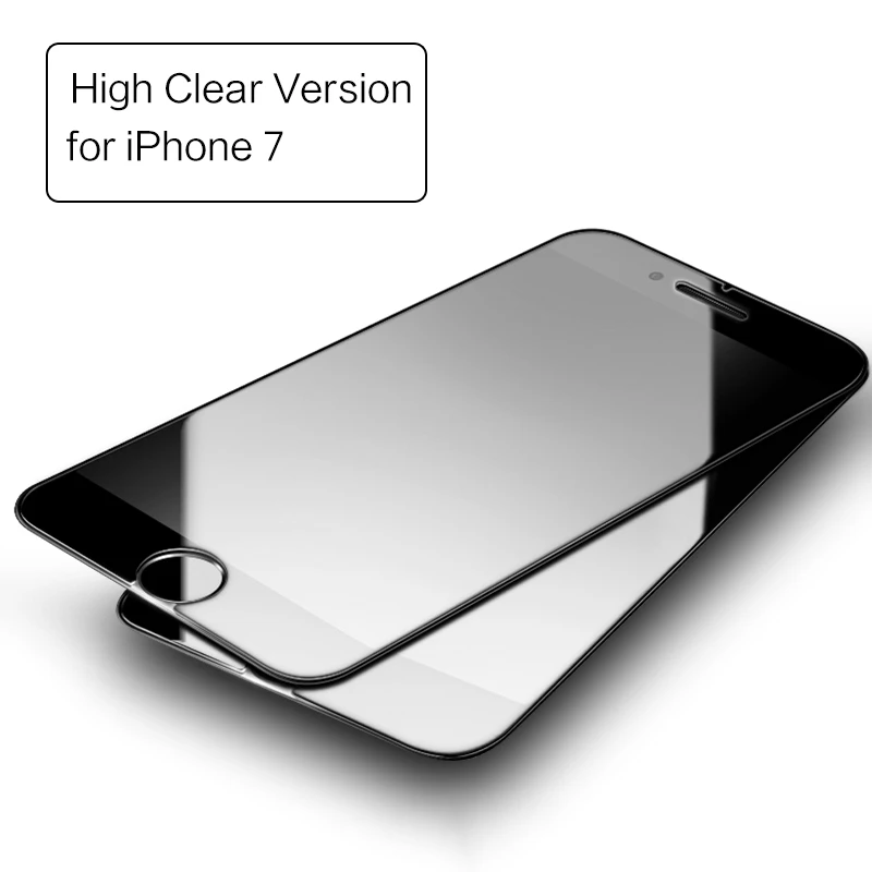 H for iPhone 7 2 шт. закаленное стекло для iPhone 6 6s plus 7 8 Plus, ROCK анти-синее высокопрозрачное Защитное стекло для iPhone 6s 7 8plus - Цвет: H for iPhone 7
