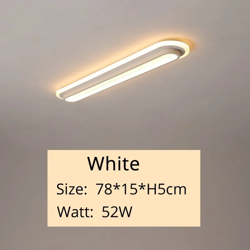 white 78cm Черно-белые люстры для гостиной, прихожей, коридора, освещение, лампа, современный домашний светильник, лампадарио, люстры - Цвет абажура: white 78cm