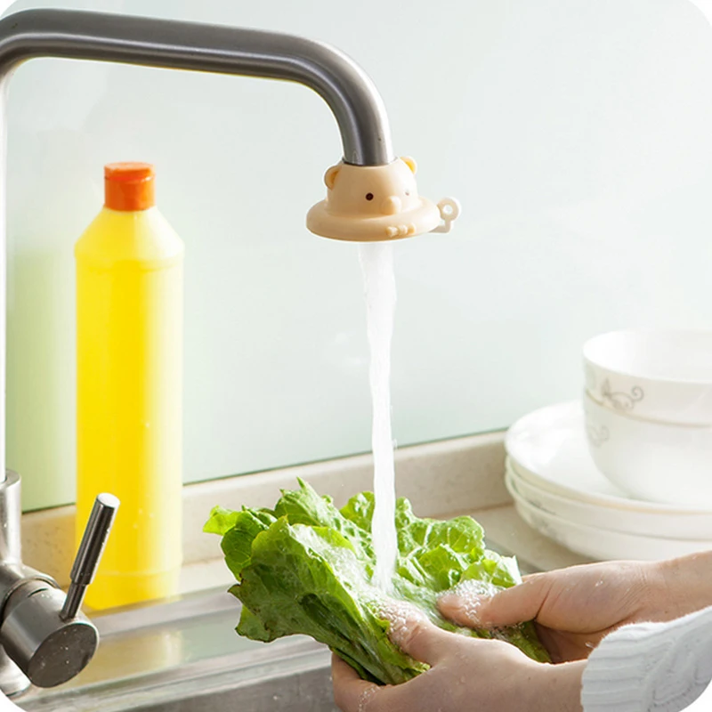 Милый медвежонок водосберегающий регулируемый кран сопло распылитель Носик