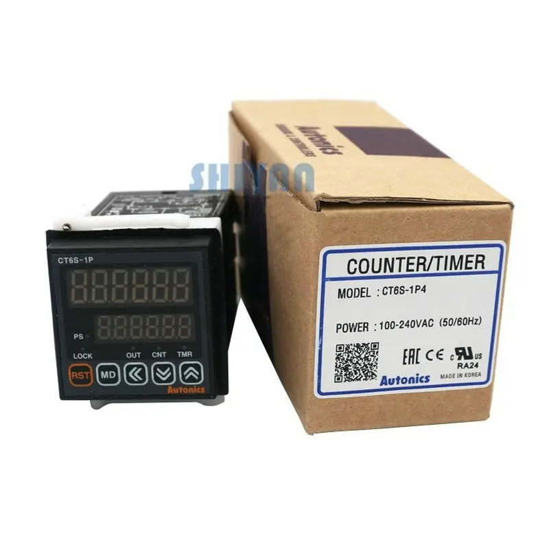 CT6S 1P4 W48 * h48 мм с 6 цифрами от 0 00001 до 999999 одиночный предустановленный счетчик