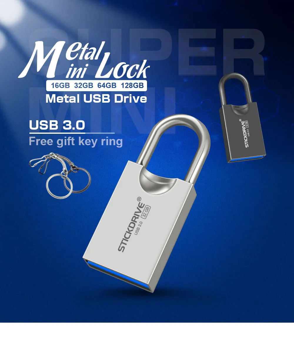 Модная новинка usb 3,0 флеш-накопитель карта памяти 128 Гб 64 ГБ флеш-накопитель 32 ГБ 16 ГБ usb флеш-накопитель металлическая флеш-карта usb с брелком