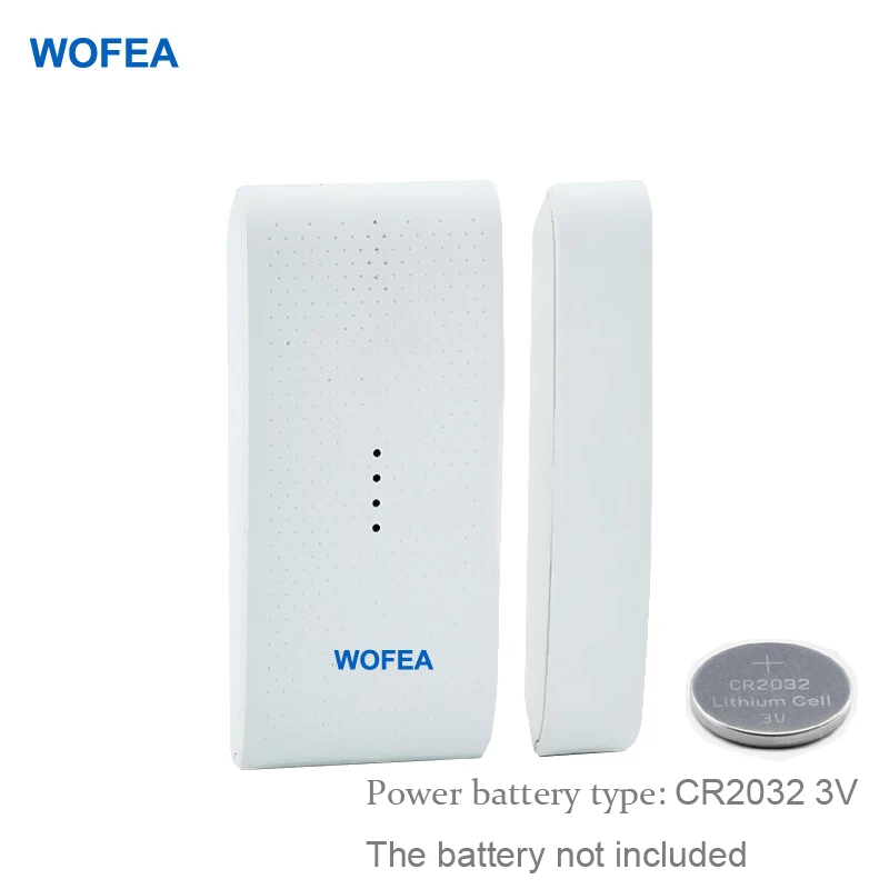 WOFEA 20 шт. 433 мГц Беспроводной окна двери магнитный запись детектор Сенсор для gsm