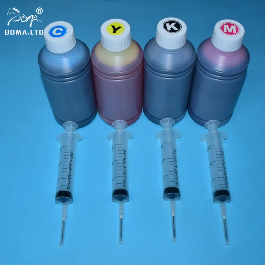 

BOMA.LTD 711 T520 T120 500ml*4 Color Ciss System Bulk Printing Ink For HP Designjet T520 T120 HP711 Cartridges Ink
