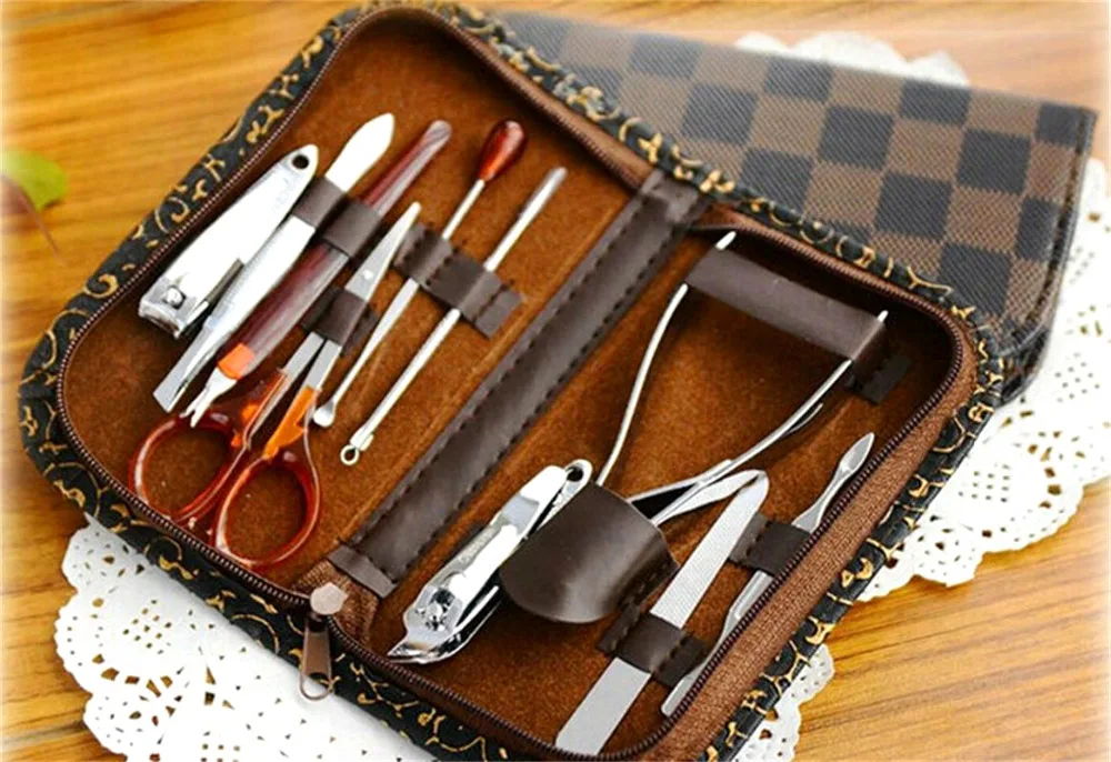 Набор для маникюра и педикюра 10 шт./компл. кусачки ногтей набор путешествий ухода
