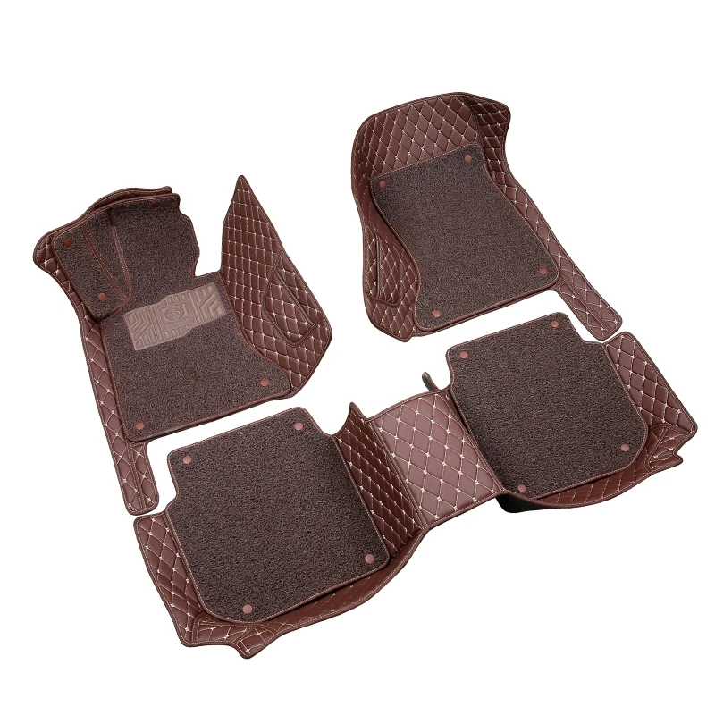 Автомобильный коврик для ковров защитный держатель автомобиля волоконная кожа