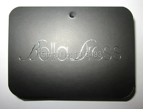 Подгонянный Серебряный Логотип штемпелюя бирка/одежда глянцевая бумага качели