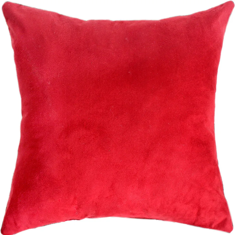 Бесплатная доставка наволочка в клетку с аппликацией для диванной подушки из