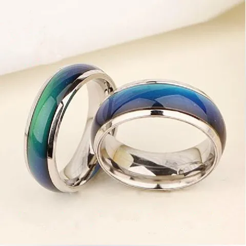 Кольцо настроения обручальные кольца с изменением температуры цвета волшебные кольца для женщин/мужчин