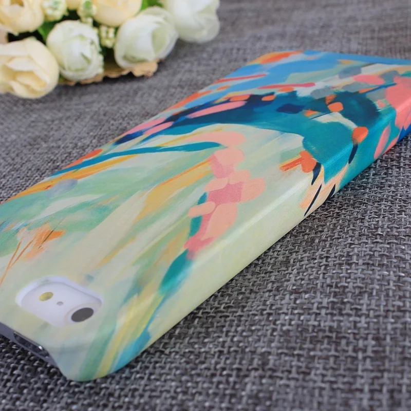 Космический Поверхности Case Для iPhone 6 Граффити Рисунок Крышка Телефона вернуться