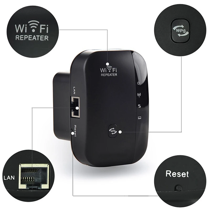 Wi Fi маршрутизатор Kebidumei N300 802.11n/b/g 300 Мбит/с|Беспроводные роутеры| |