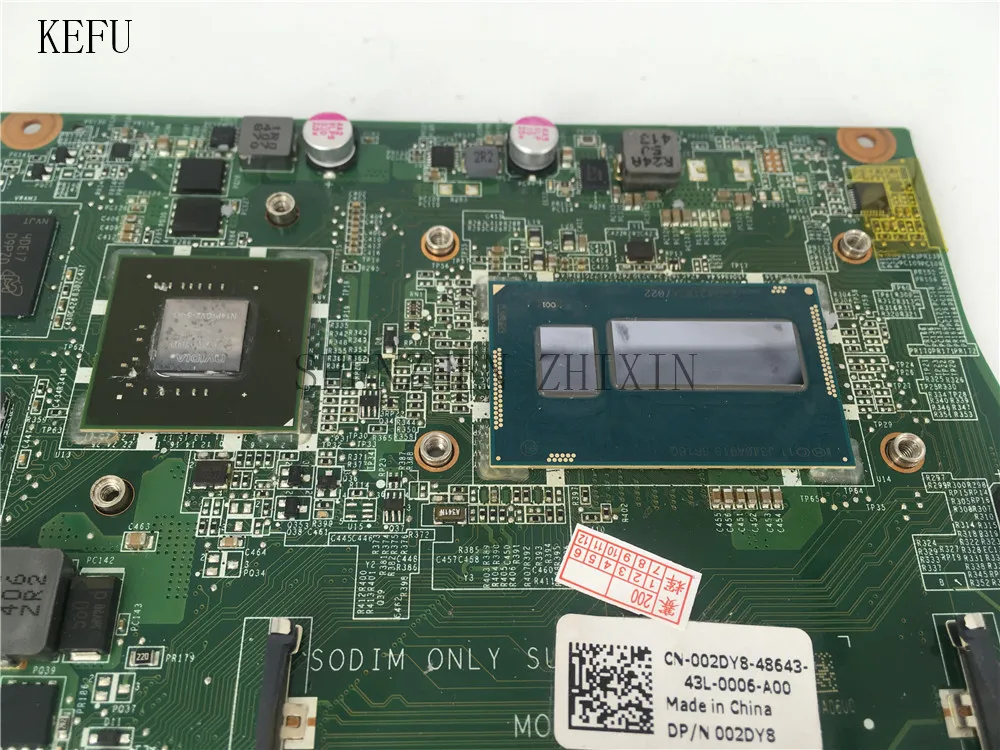 CN 002DY8 для DELL Vostro 5470 материнская плата ноутбука GT740M графическая карта DAJW8CMB8E1