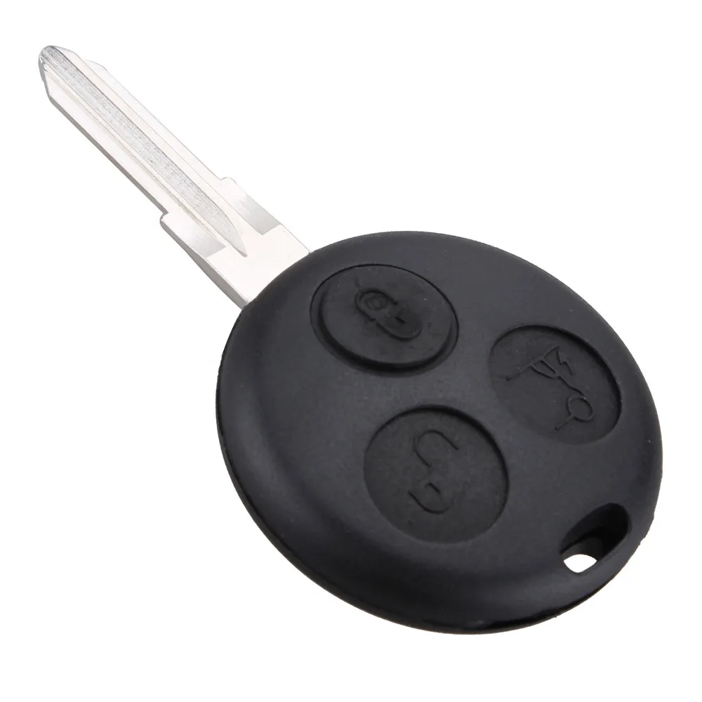 Чехол для автомобильного ключа 3 кнопки Mercedes w124 w202 w210 w203 Benz Smart Fortwo Key Shell Remote transponder