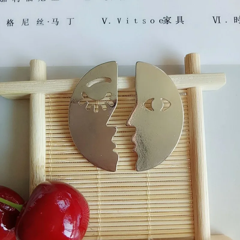 Timlee E131 новые индивидуальные популярные серьги-подвески для лица маска контур