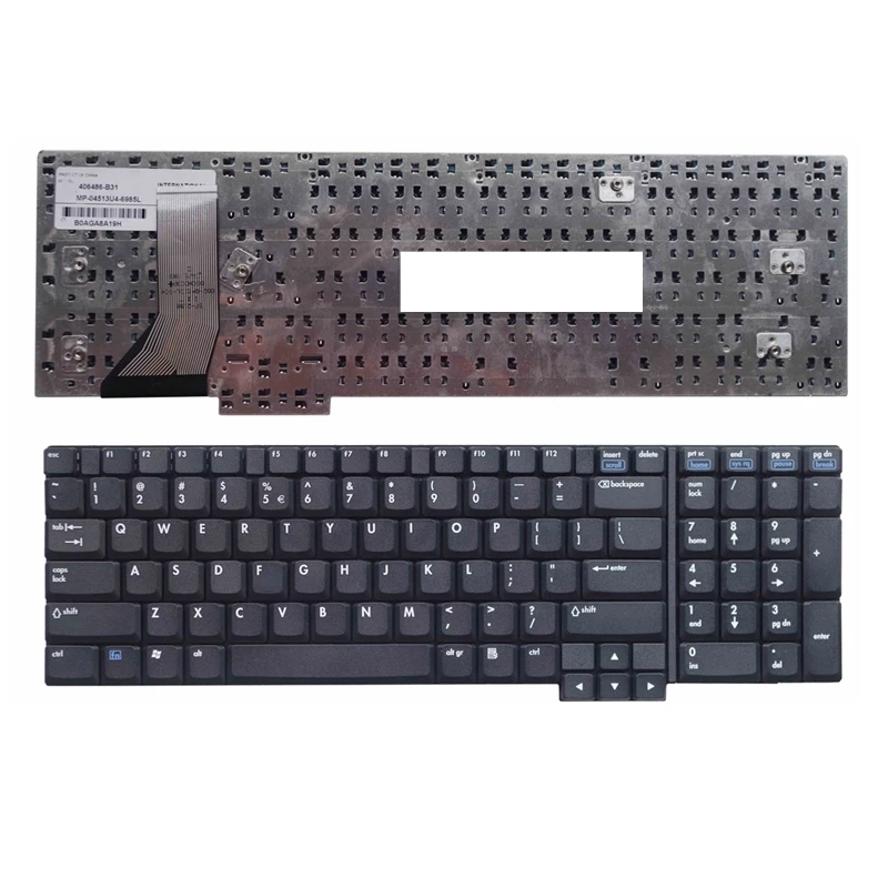 

Черная клавиатура для ноутбука HP ZD7000 ZD8000 NX9500 NX9600 DV7000