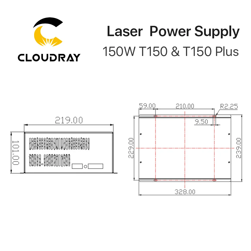 Блок питания для лазерного гравировального станка Cloudray CO2 150 Вт|supply power|machine |