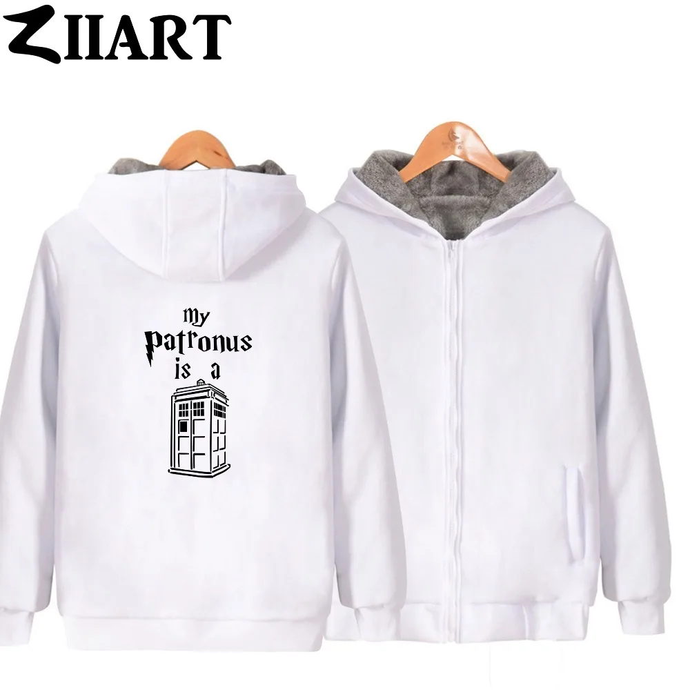 Парка с надписью my patronus is a Tardis police box для мальчиков на осень-зиму | Мужская одежда