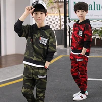 boys clothes kid autumn winter suit camouflage tracksuit two piece set back to school outfit teenager boutique kids clothing
