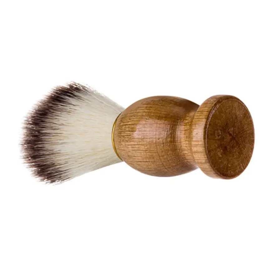 

1Pcs Men Shaving Bear Brush Best Badger Hair Shave Wood Handle Razor Barber Tool Beauty Dropshopping 10.11
