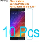 Защитная пленка для экрана Xiaomi Mi 5S, M5S, Mi5s, 5,15 дюйма, прозрачнаяАнтибликовая, матовая, 10 шт.лот