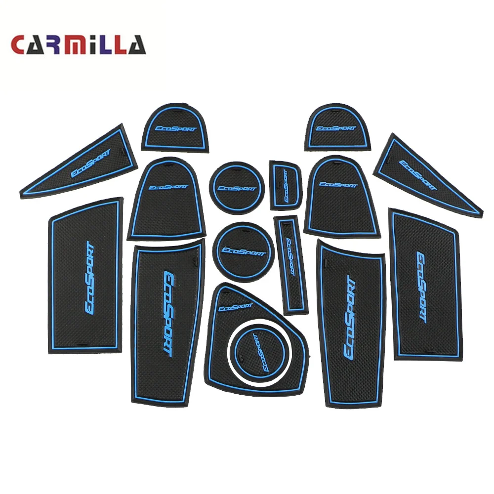 Автомобильный коврик для ворот Carmilla Противоскользящий двери резиновый чашки