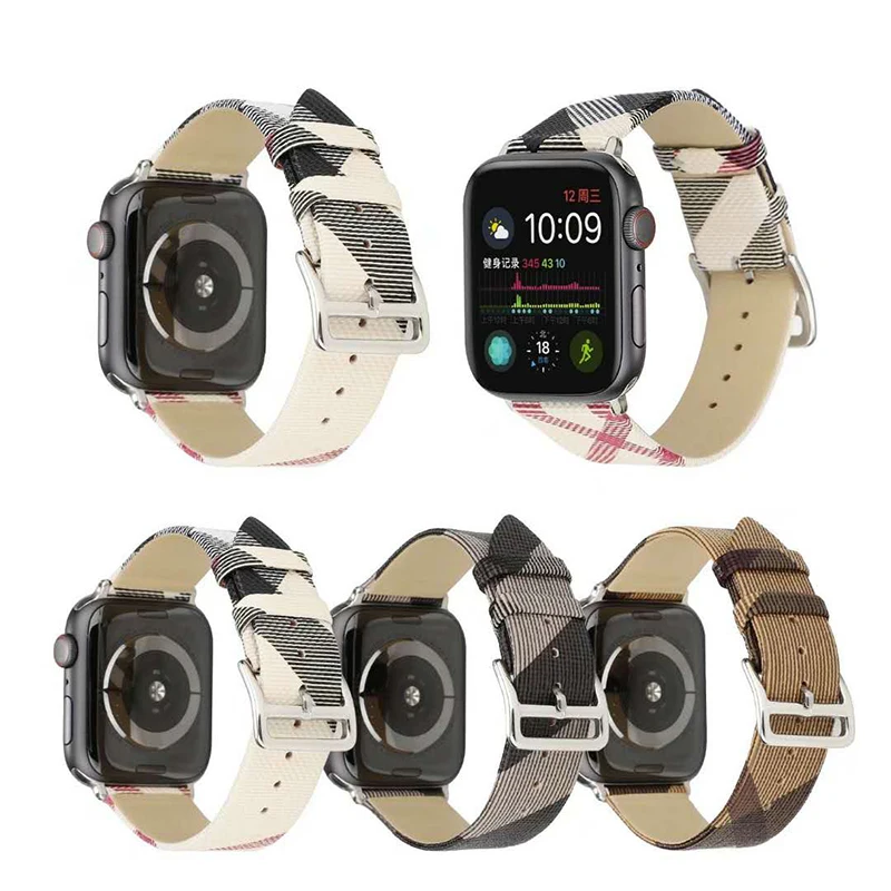 Ремешок из натуральной кожи для Apple Watch Band 44 мм 40 42 38 браслет петля iwatch 4 3 2 1