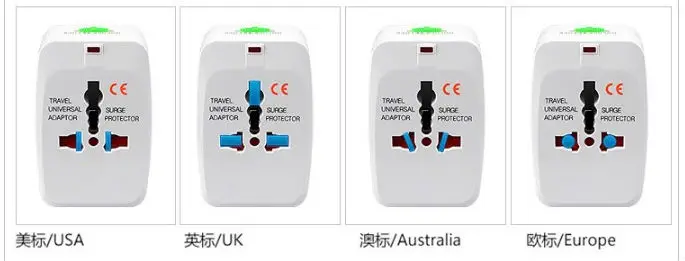 С розничной коробкой универсальный адаптер для путешествий по всему миру все в 1
