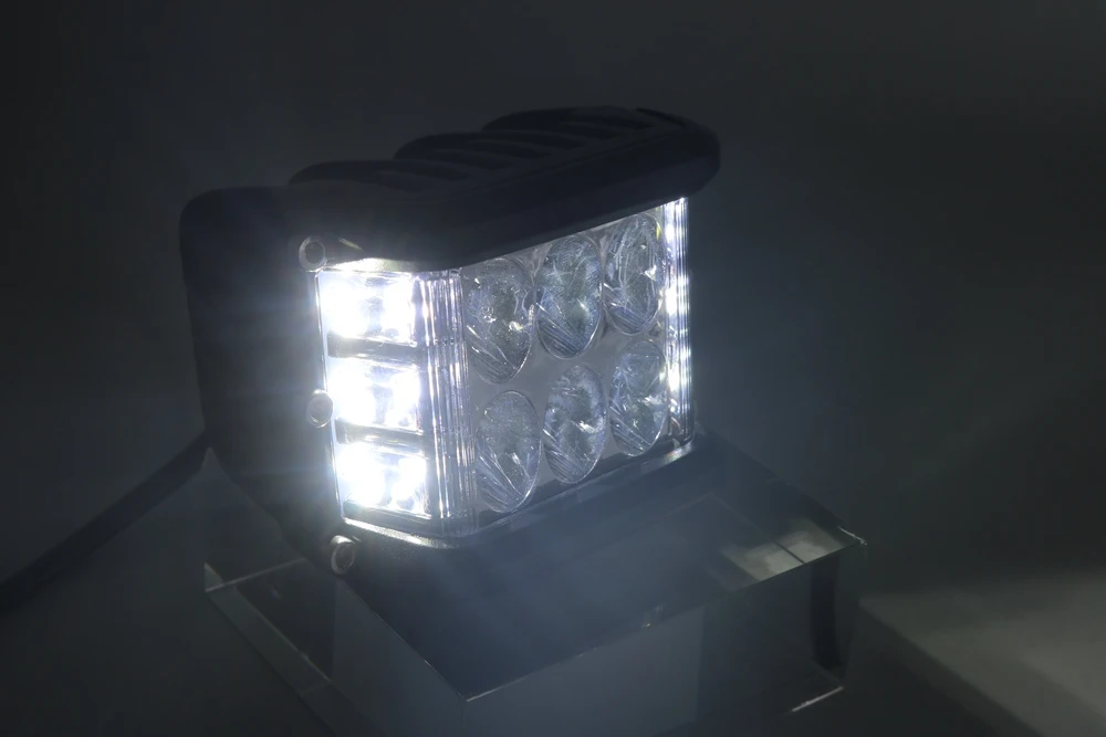 2 шт. Led стручки двусторонний стрелок светодиодные кубики светодиодный рабочий светильник бар внедорожный светильник s 12 В светодиодные рабочие огни для джипа грузовика автомобиля ATV
