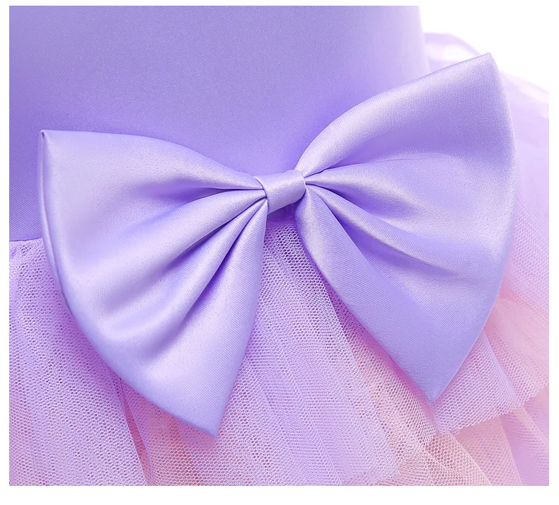 2019 New Girls Dress Rose Flower Children Dresses Sleeveless Lace Pageant clothing Princess Kids Wedding Party Gowns Prom Clothe | Детская