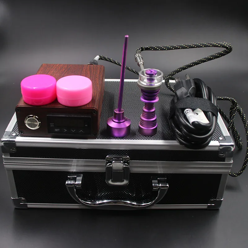 Оптовая продажа новый комплект Enail Dab электрические насадки для ногтей розового