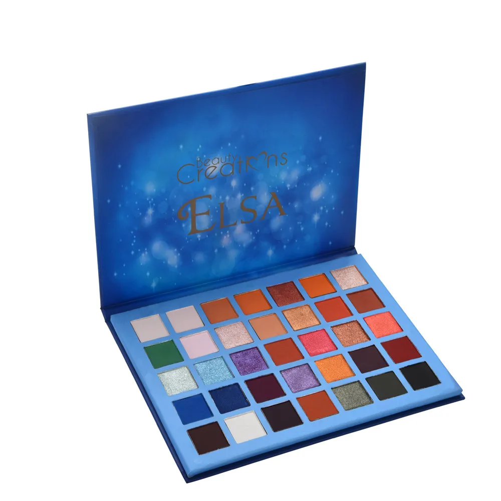 35 цветов косметическая пудра прессованная тени для век Палитра Макияж