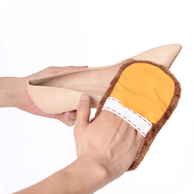 Leather Cleaning Care High Imitation Wool Polishing Gloves Shoe Cloth Eco-Friendly | Дом и сад