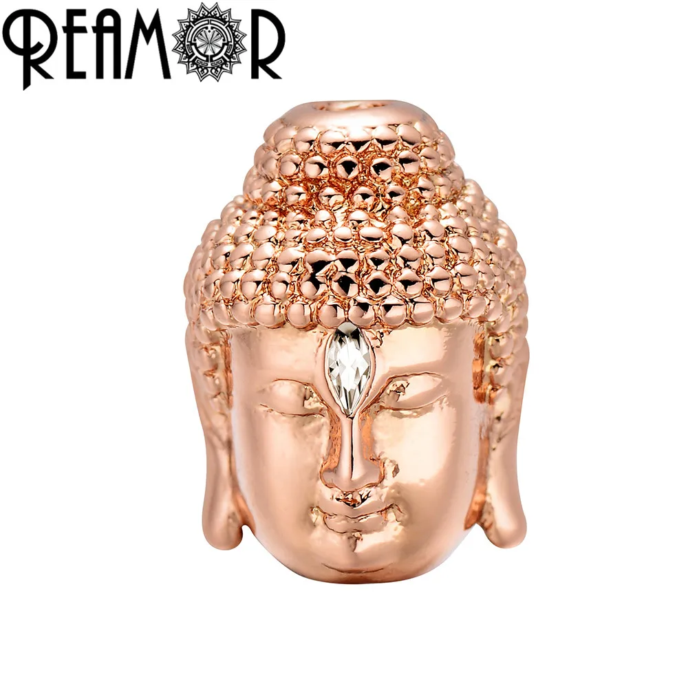 REAMOR 5 шт. черные/розовые золотистые/золотистые медные бусины с подвеской в виде