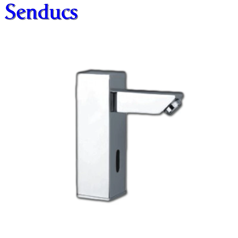 Смеситель для ванной комнаты senducs квадратный смеситель из твердой латуни