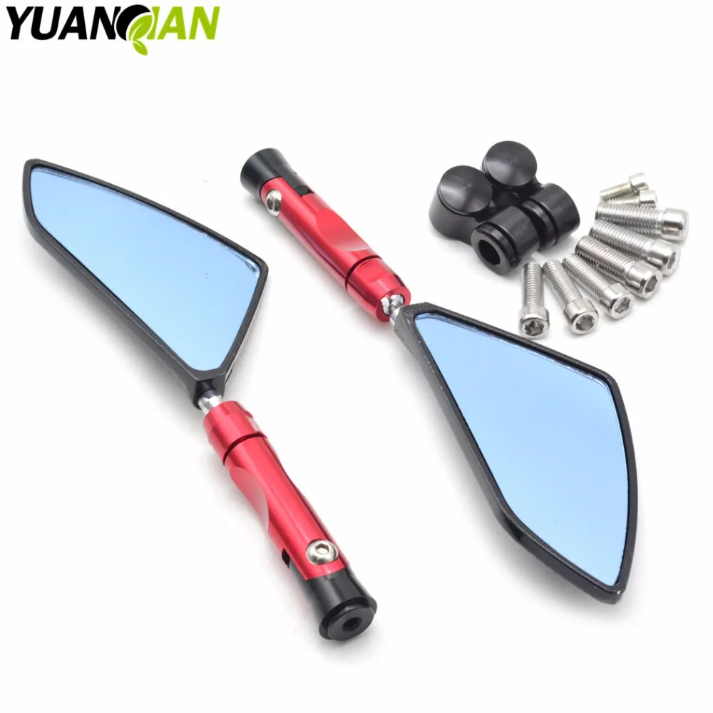 Боковые зеркала заднего вида для мотоцикла 7/8 дюйма 22 мм|rearview side mirror|handle bar end mirrorsbar