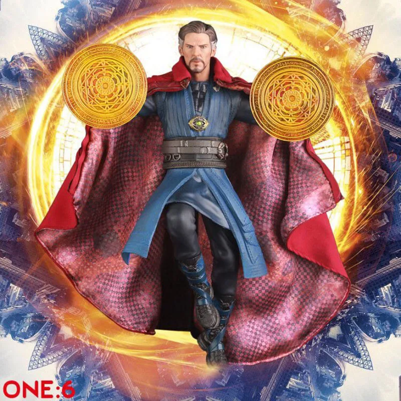 Доктор Стрэндж Сумасшедшие игрушки фигурка 1/6 масштаб окрашенная фигурка Боевая версия Доктор Стрэндж статуя ПВХ фигурка аниме