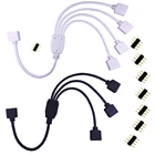 4-контактный 5-контактный RGB коннектор rgbw кабель от 1 до 1 2 3 4 разветвитель соединитель Удлинительный кабель провод для 3528 5050 RGB RGBW светодиодная ленсветильник