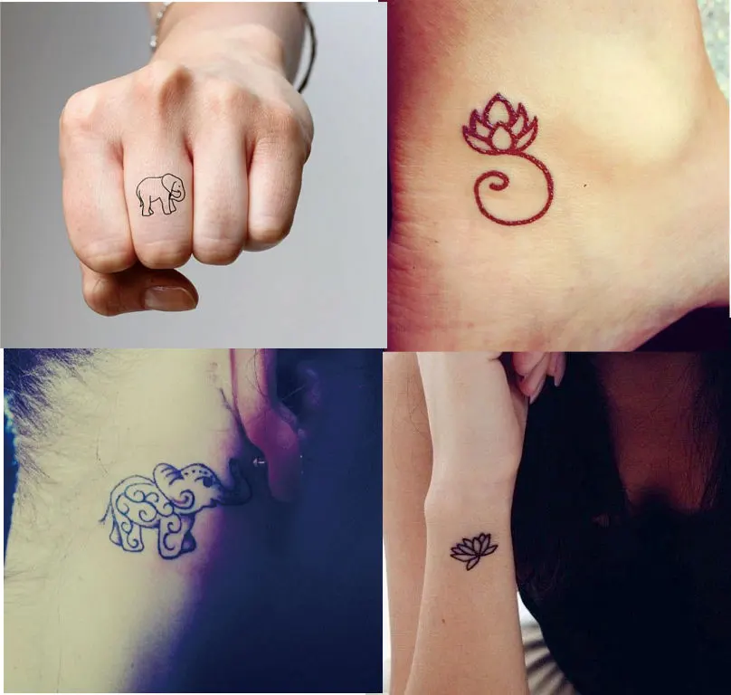 #11 5 шт./компл. временные крошечные татуировки нетоксичные и водонепроницаемые