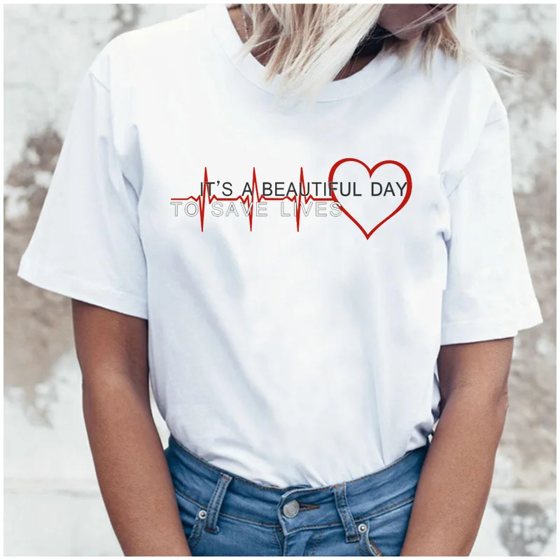 GREYS Anatomy You're My Person новая футболка женская футболка корейский стиль harajuku Женская ulzzang Эстетическая футболка рубашка