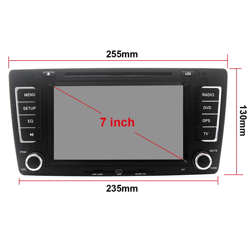 2 Din 8 Core RAM 2GB Car Android 6 0 Автомобильный DVD GPS для Skoda Octavia A5 Superb Fabia Yeti 2008 2014 Stereo радио